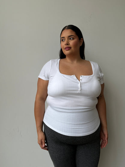 Plus Size Everyday Ribbed Tee
